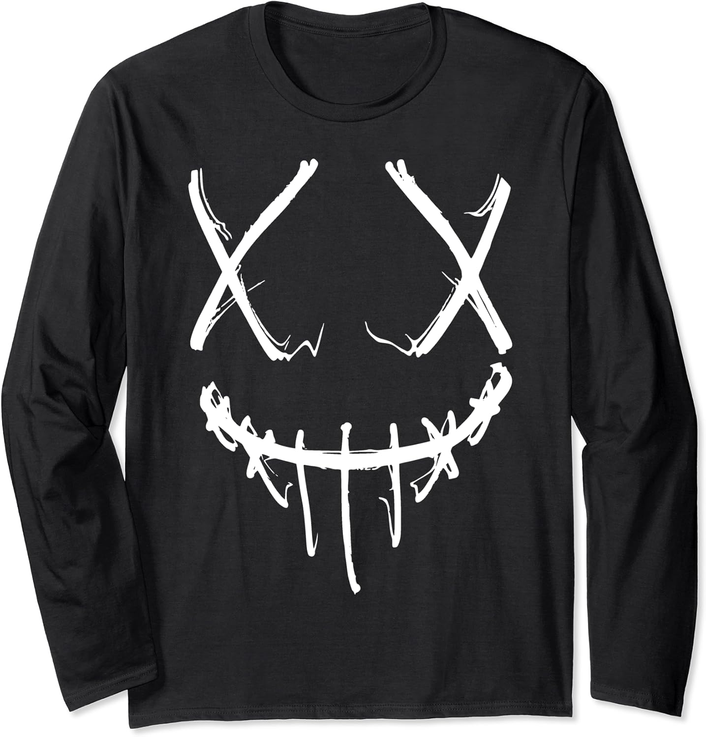 Horror face, scary mask, Halloween Long Sleeve TShirt